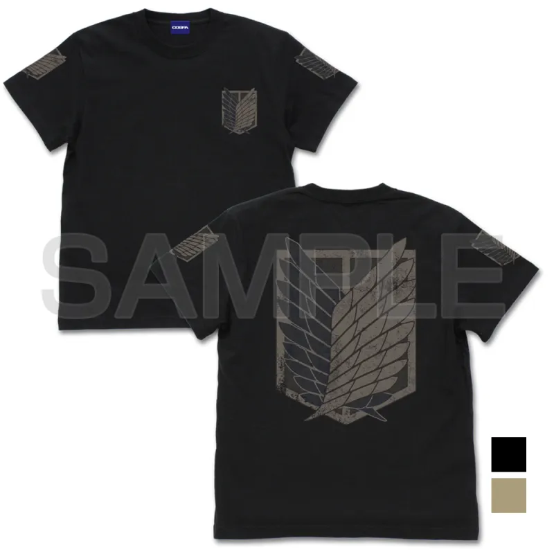 調査兵団 TシャツVer2.0/BLACK-L