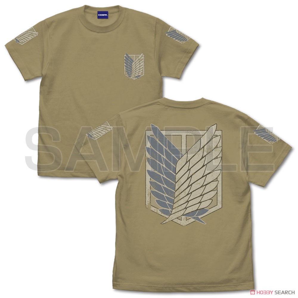 調査兵団 TシャツVer2.0/SAND KHAKI-S 2