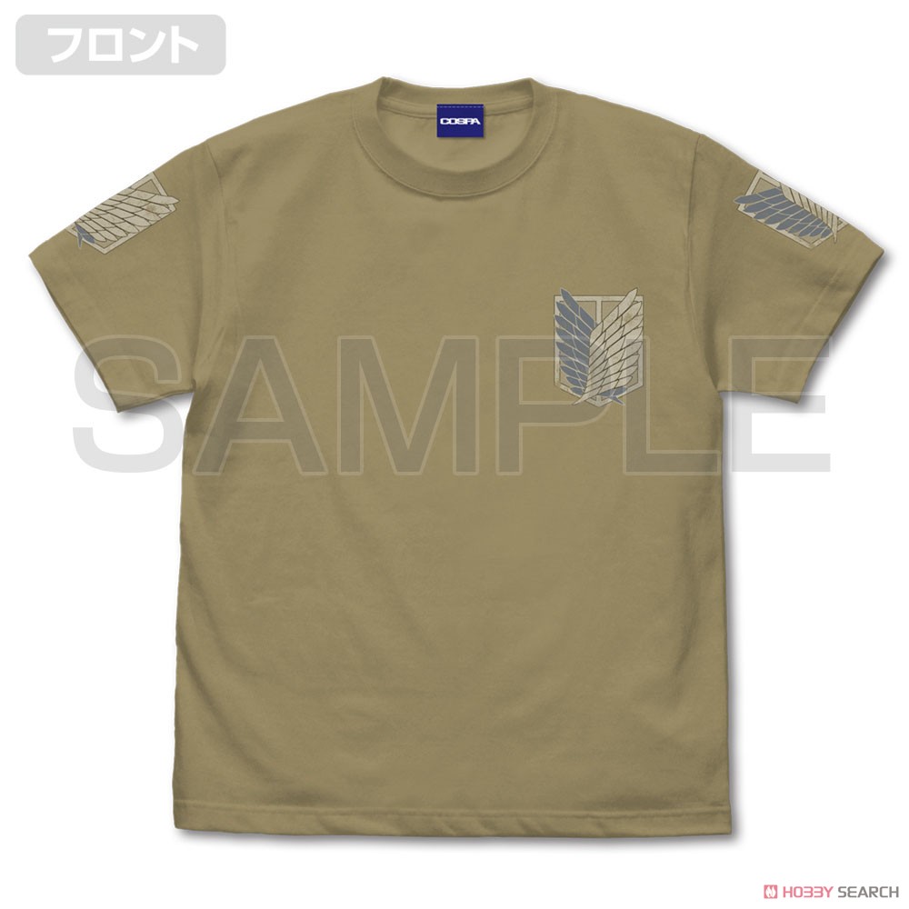 調査兵団 TシャツVer2.0/SAND KHAKI-S 3