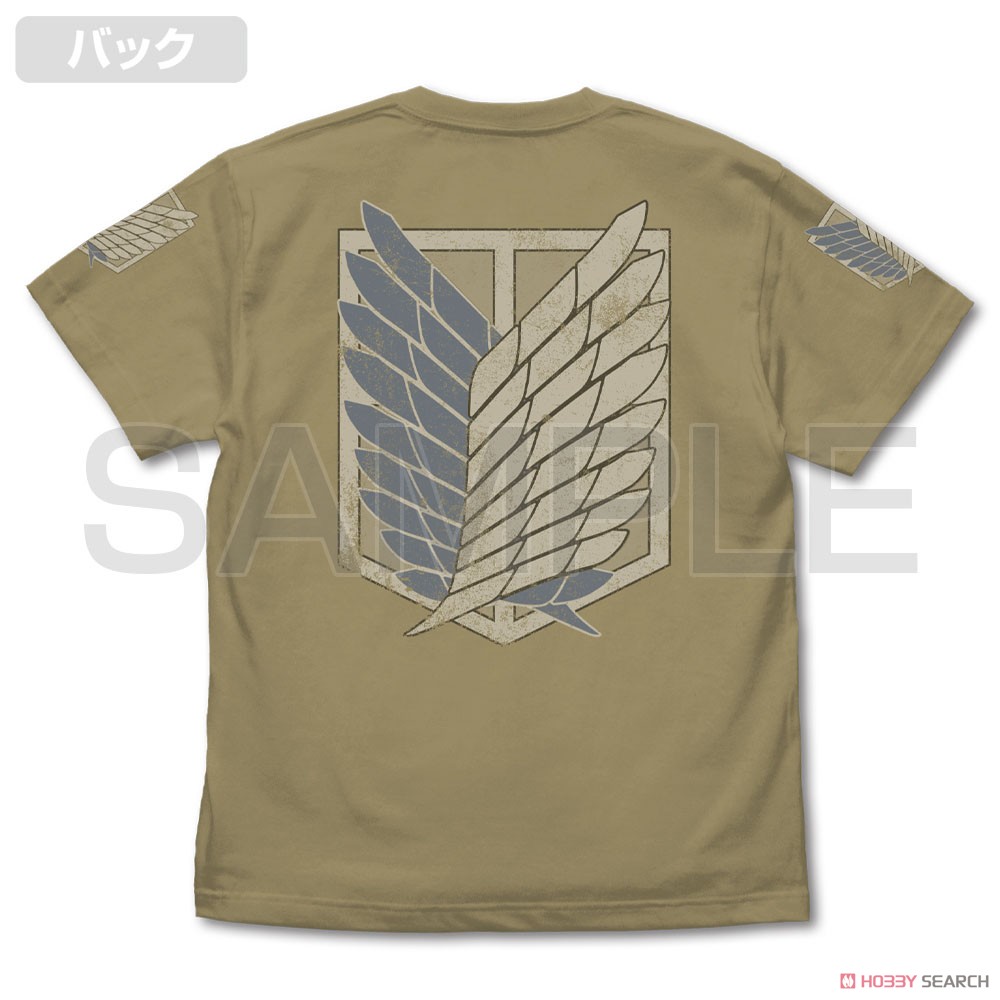 調査兵団 TシャツVer2.0/SAND KHAKI-S 4