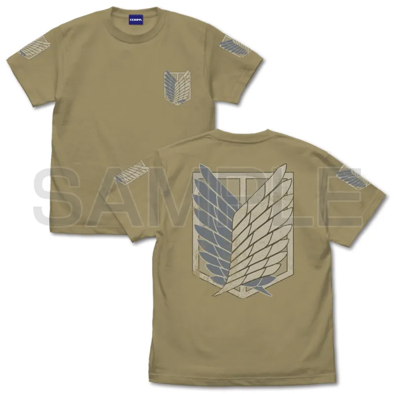 調査兵団 TシャツVer2.0/SAND KHAKI-S