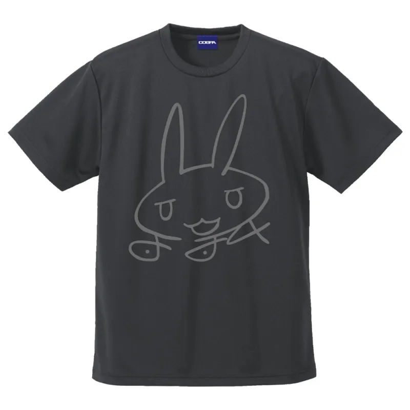 ナナチのサイン ドライTシャツ/GUNMETAL-L