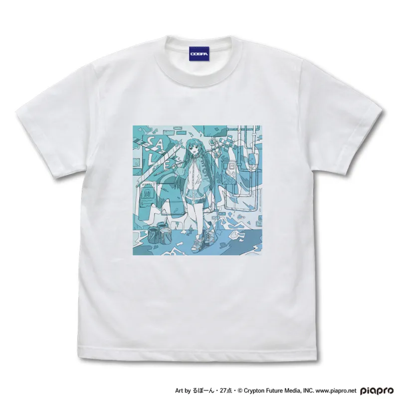 初音ミク Tシャツ るぼーん・27点・ Ver./WHITE-M
