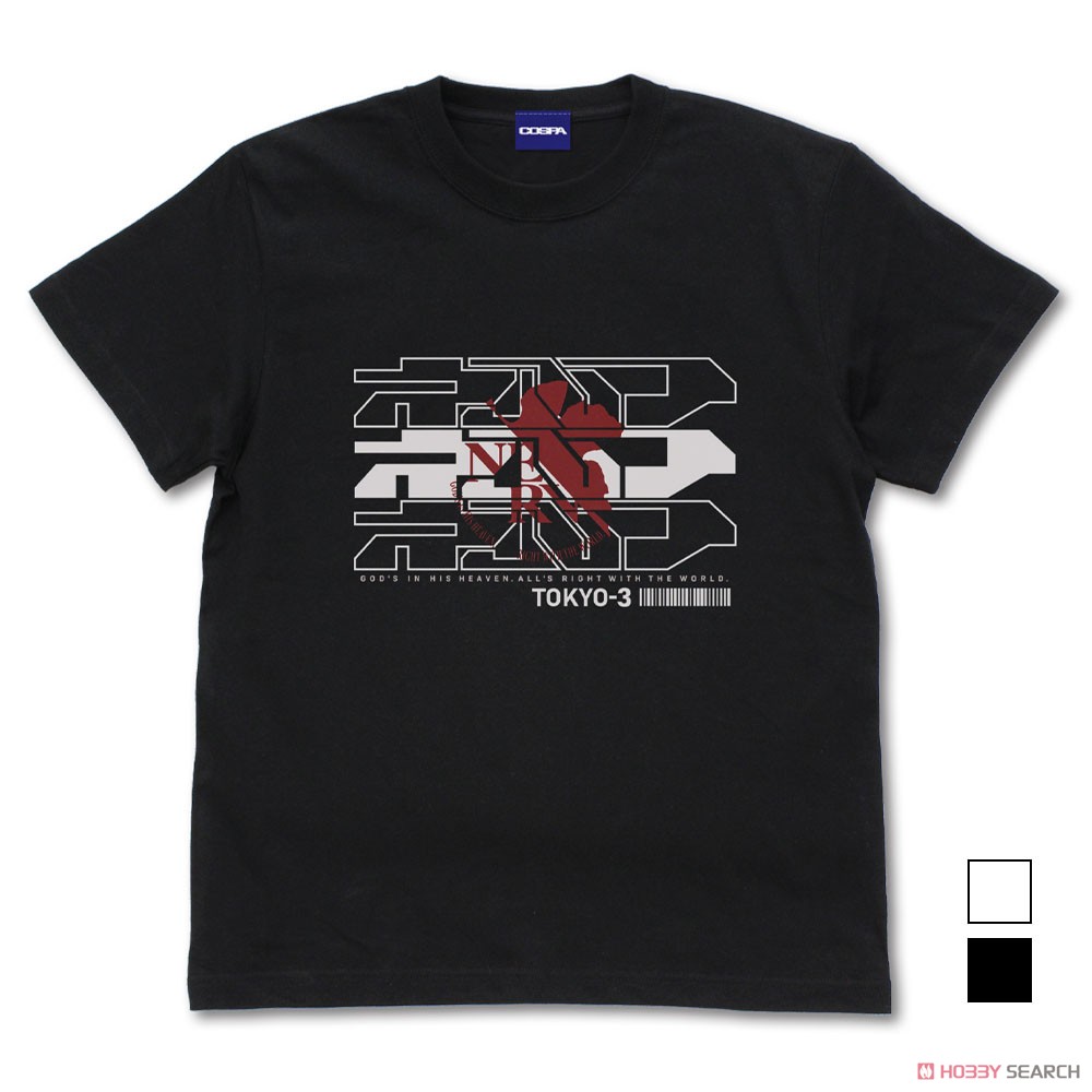 ネルフサイバーロゴ Tシャツ/BLACK-XL 2