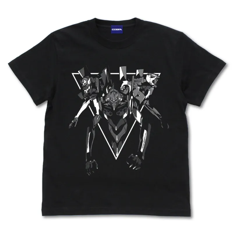 EVANGELION トライアングル Tシャツ/BLACK-S