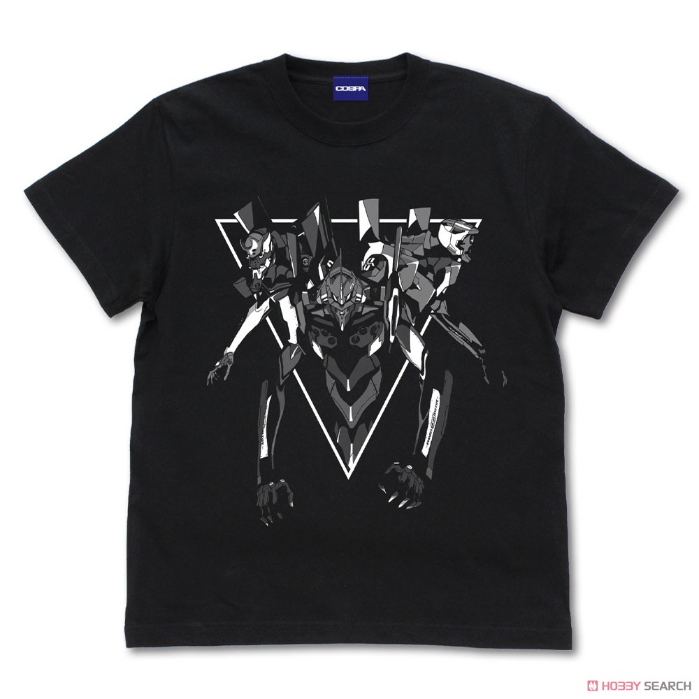 EVANGELION トライアングル Tシャツ/BLACK-XL 2