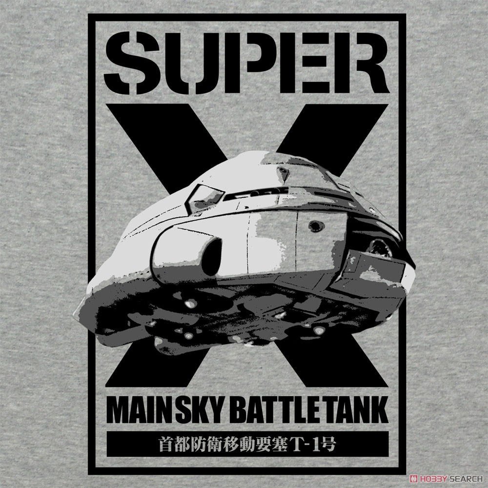 スーパーX Tシャツ/MIX GRAY-XL 3