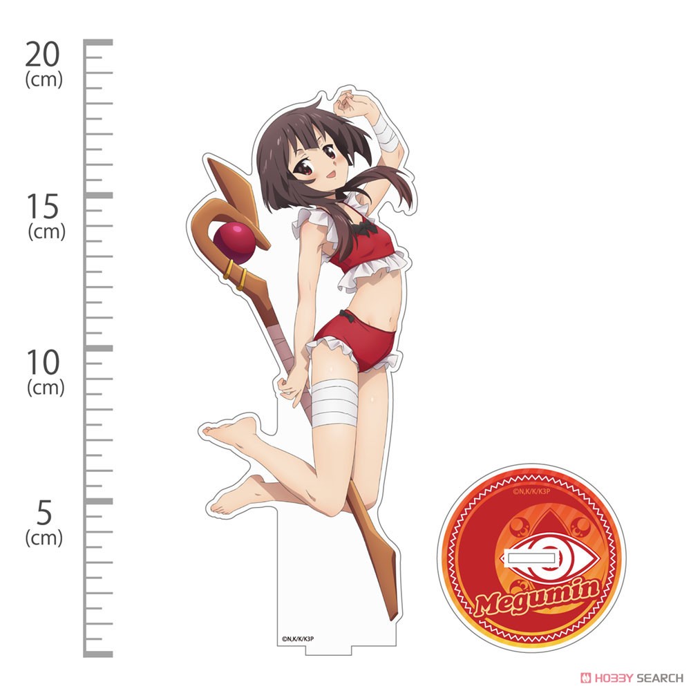 描き下ろし めぐみん 水着Ver. アクリルスタンド(大) 3