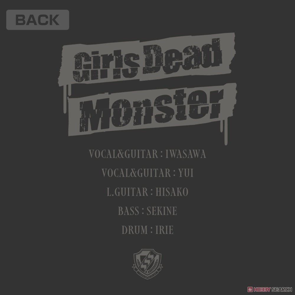 Girls Dead Monster ライブ Tシャツ/SUMI-XL 5