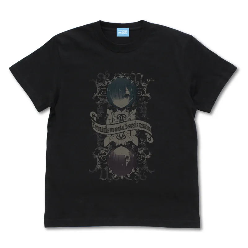 ラム&レム Tシャツ Ver.2.0/BLACK-L