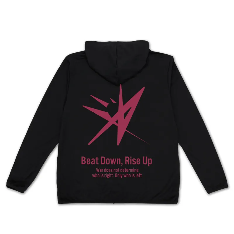 31A 部隊ロゴ 薄手ドライパーカー/BLACK-XL