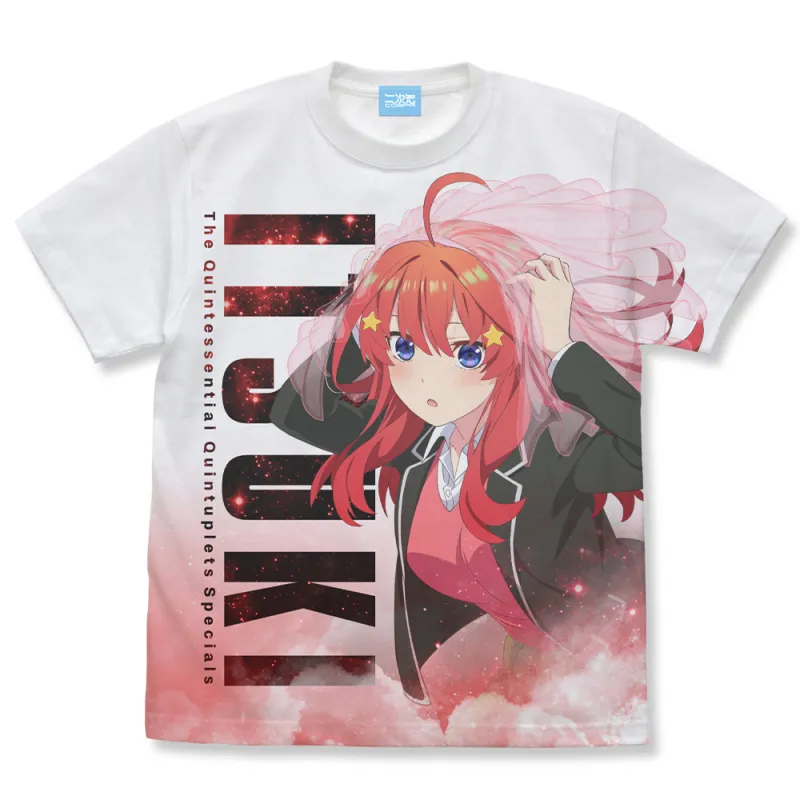 中野五月 フルグラフィックTシャツ/WHITE-M