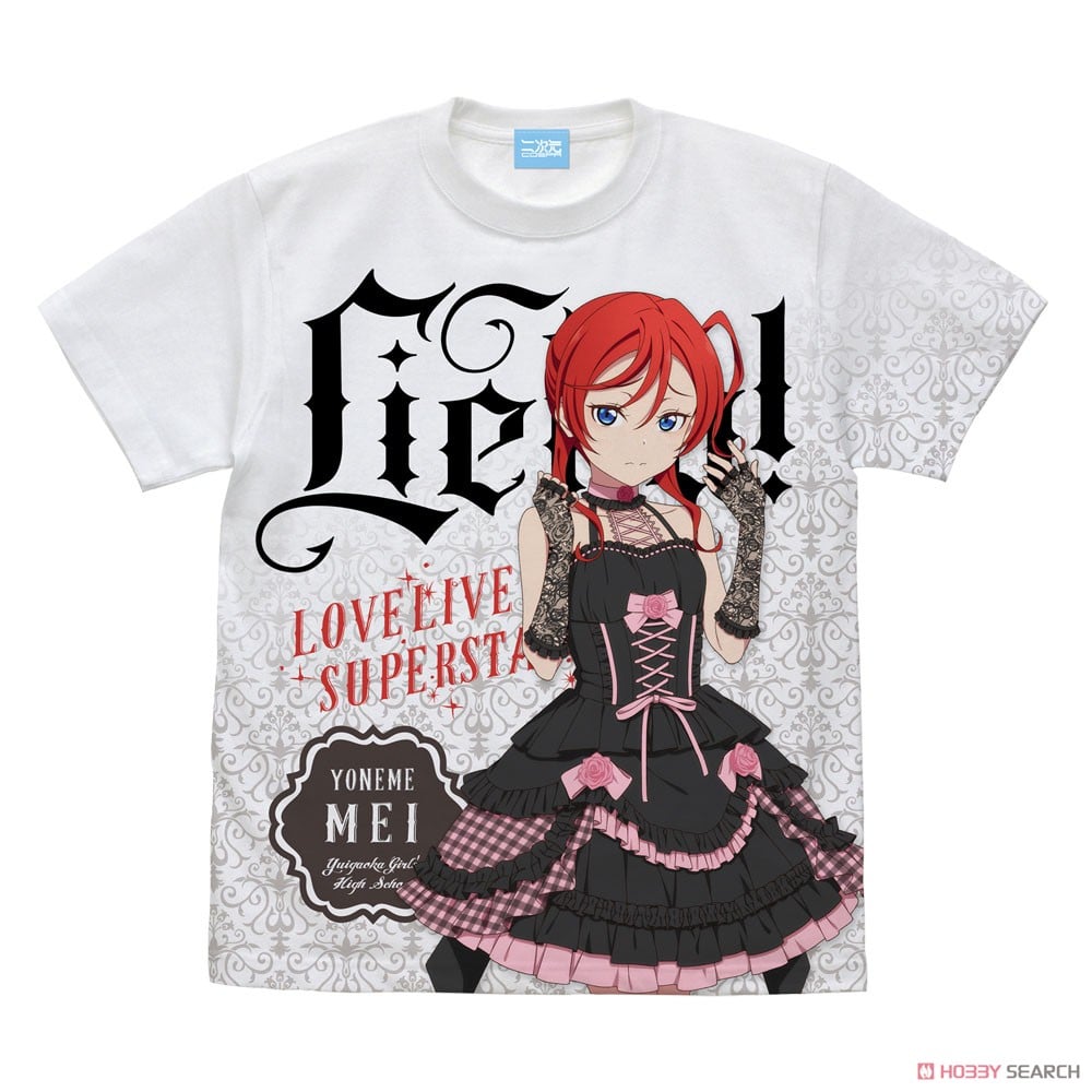 描き下ろし 米女 メイ フルグラフィックTシャツ ロリータファッション Ver./WHITE-XL 2