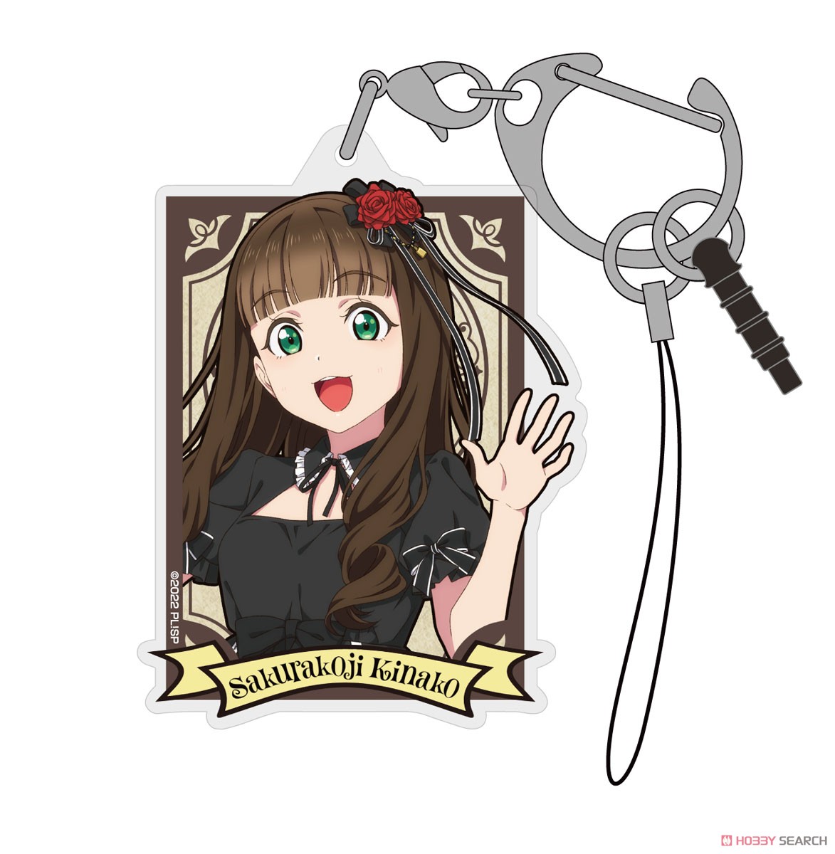 描き下ろし 桜小路 きな子 アクリルマルチキーホルダー ロリータファッション Ver. 2