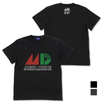 メガドライブ ロゴ Tシャツ/BLACK-M