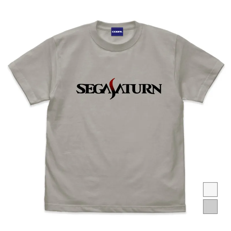 セガサターン ロゴ Tシャツ Ver.2.0/LIGHT GRAY-L