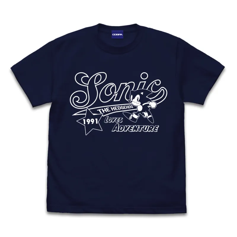 ソニック アメリカン Tシャツ/NAVY-S