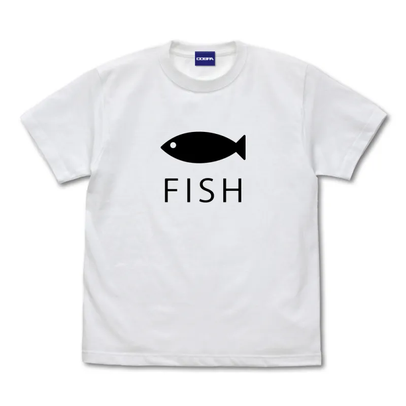 ひらやすみ FISH Tシャツ/WHITE-L