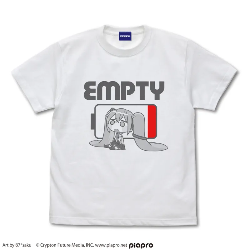 初音ミク Tシャツ 87*saku Ver./WHITE-S