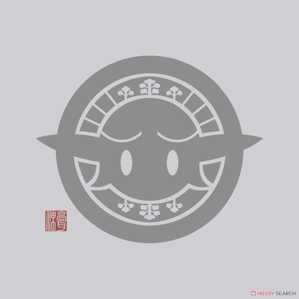 高耳神社 社紋 Tシャツ/ASH-M 3