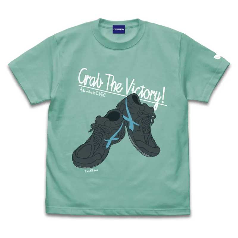 及川徹シューズ Tシャツ/MINT GREEN-L