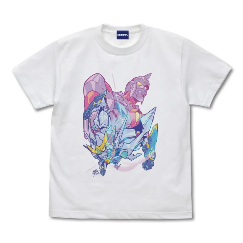 グリッドマン ユニバース 雨宮哲描き下ろし フルカラーTシャツ/WHITE-XL