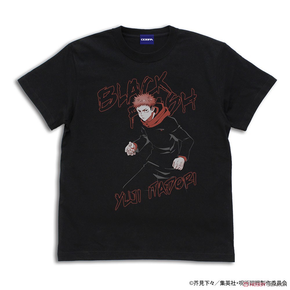 虎杖 悠仁 ｢黒閃｣ Tシャツ/BLACK-XL 2