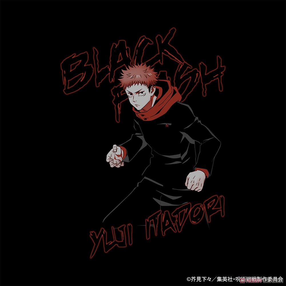 虎杖 悠仁 ｢黒閃｣ Tシャツ/BLACK-XL 3