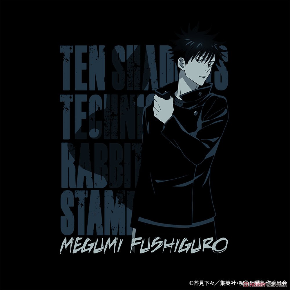 伏黒 恵 ｢脱兎｣ Tシャツ/BLACK-L 3