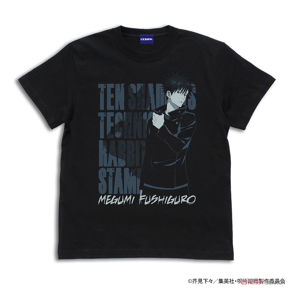 伏黒 恵 ｢脱兎｣ Tシャツ/BLACK-XL 2