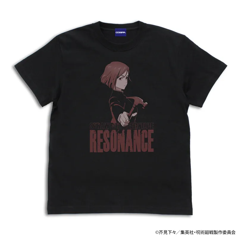 釘崎 野薔薇 ｢共鳴り｣ Tシャツ/BLACK-L
