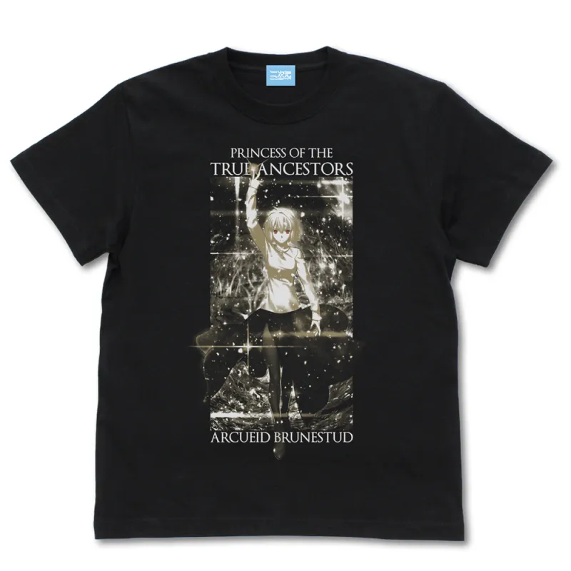 真祖の姫アルクェイド・ブリュンスタッド Tシャツ 空想具現化ver./BLACK-L