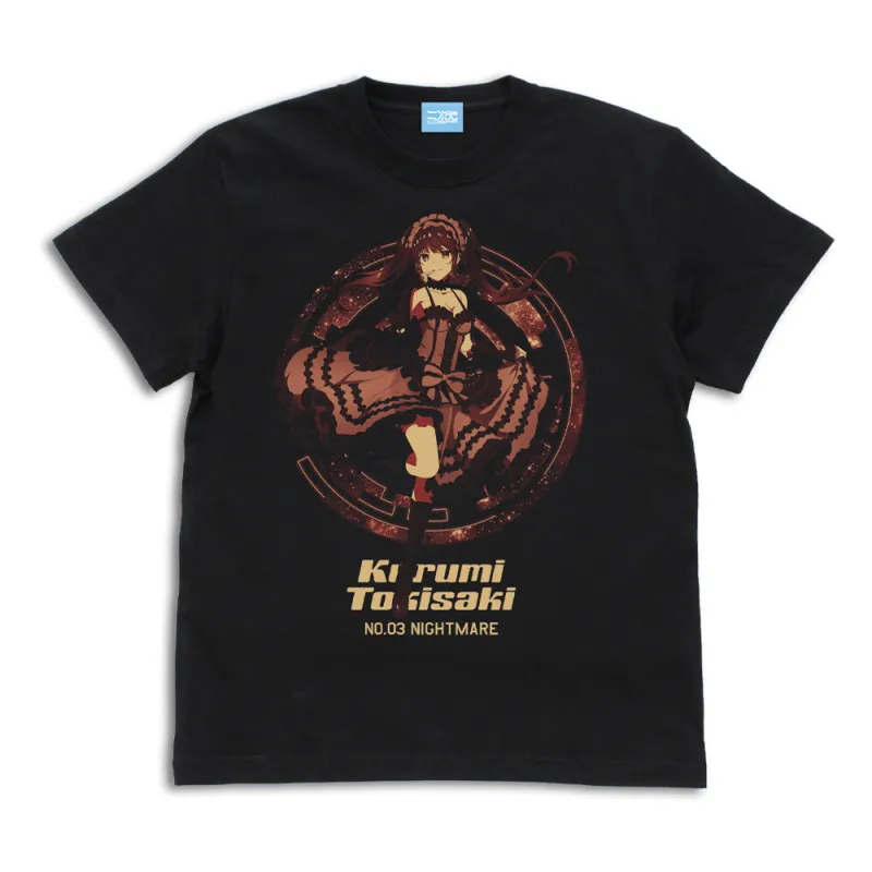 時崎狂三 Tシャツ 顕現Ver./BLACK-M