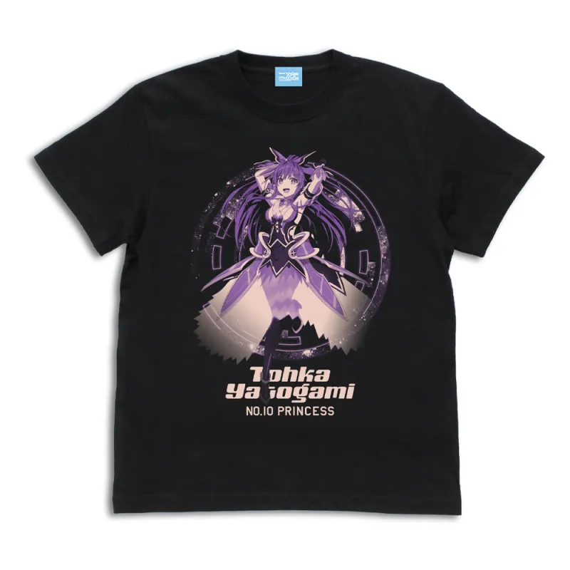 夜刀神十香 Tシャツ 顕現Ver./BLACK-M