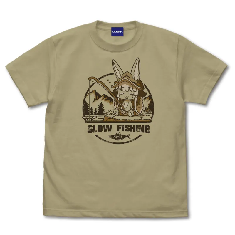 釣りするナナチ Tシャツ/SAND KHAKI-M