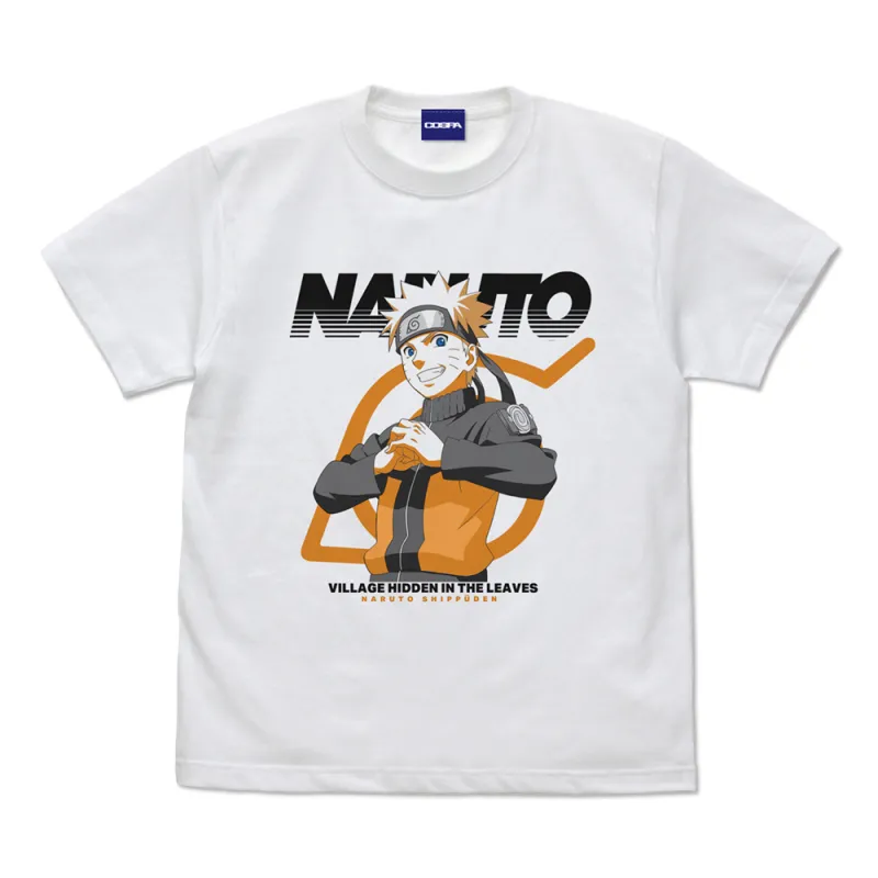 うずまきナルト ビジュアル Tシャツ/WHITE-S