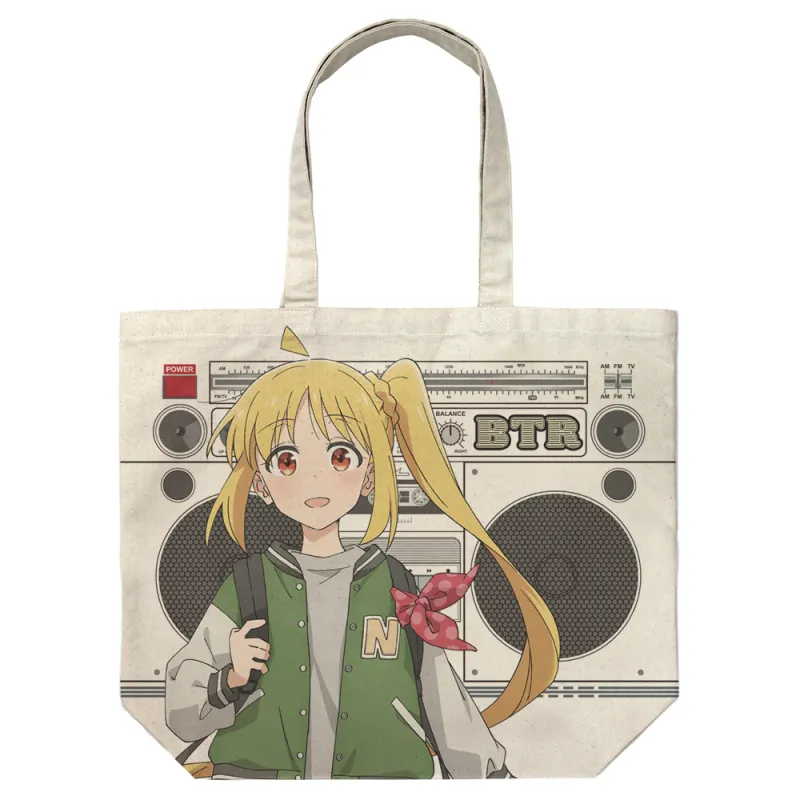 描き下ろし 伊地知虹夏 フルグラフィックラージトート ストリートファッション/NATURAL