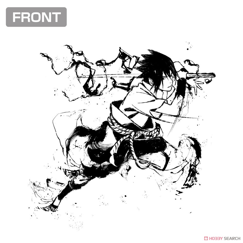サスケ Tシャツ 墨絵Ver./WHITE-S 5