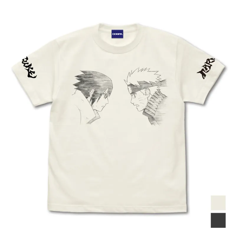 ナルト&サスケ Tシャツ/VANILLA WHITE-L