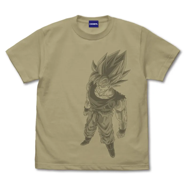 超サイヤ人 孫悟空 Tシャツ/SAND KHAKI-S