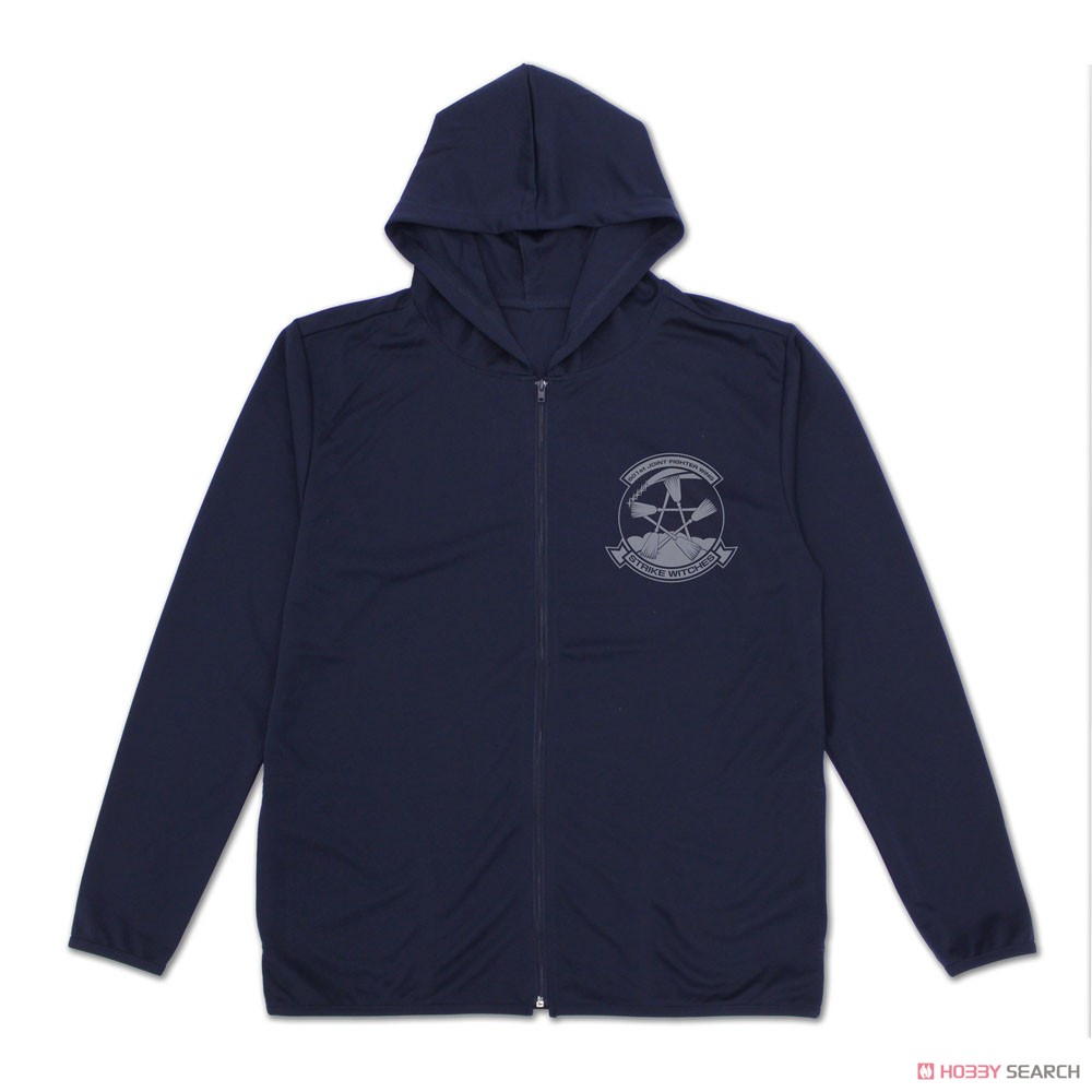 ストライクウィッチーズ パーソナルマーク 薄手ドライパーカー/NAVY-L 3