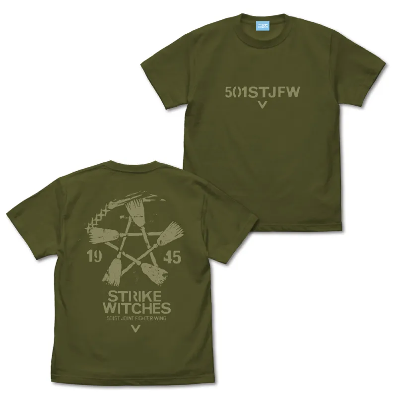 ストライクウィッチーズ ヴィンテージ Tシャツ/MOSS-M