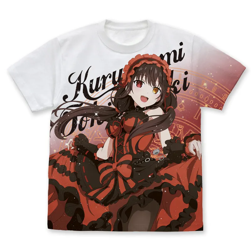 時崎狂三 フルグラフィックTシャツ 新米精霊Ver./WHITE-S