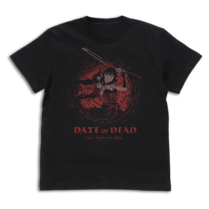 識別名〈ナイトメア〉時崎狂三 Tシャツ/BLACK-M