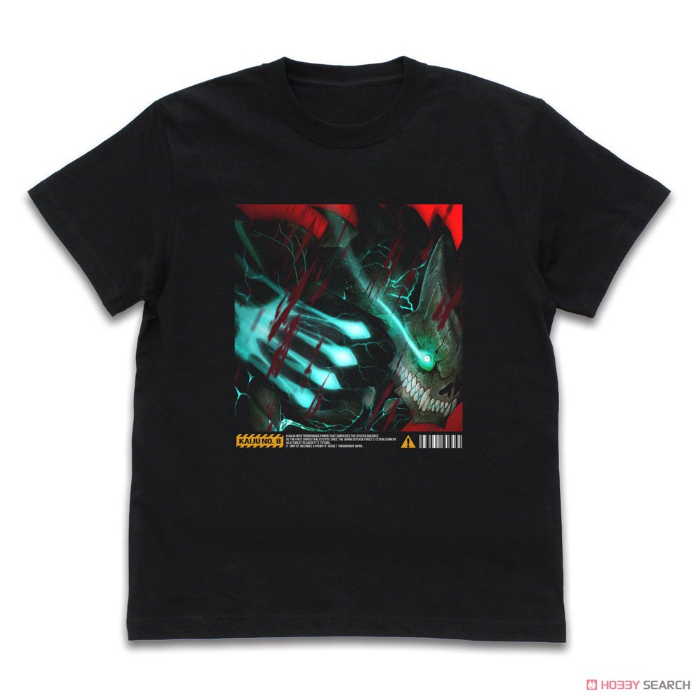 怪獣8号 フルカラーTシャツ/BLACK-M 2