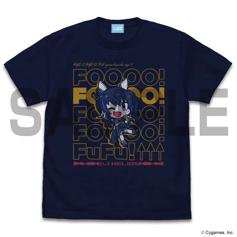 ダイタクヘリオスのアゲ↑アゲ↑ Tシャツ/NAVY-XL