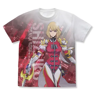 向坂雫 フルグラフィックTシャツ/WHITE-S