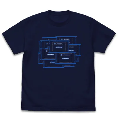 俺だけレベルアップ Tシャツ/NAVY-S
