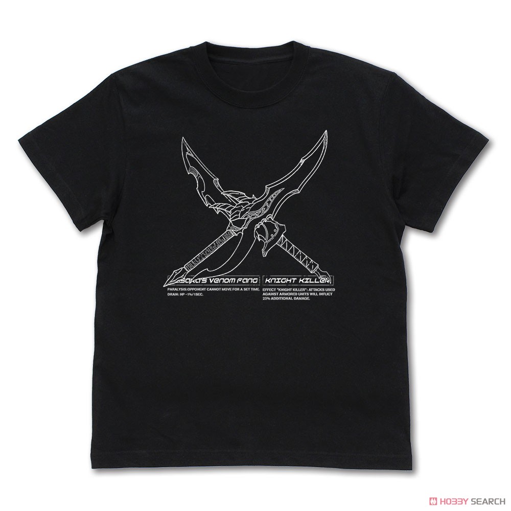 カサカの毒牙・ナイトキラー Tシャツ/BLACK-S 2