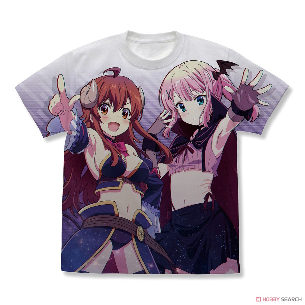シャドウミストレス優子&ダークネスピーチ フルグラフィックTシャツ/WHITE-L 2